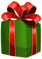 Green Gift Box png