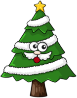 Natale cartone animato personaggi elemento colorato png