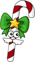 elemento de personagens de desenhos animados de natal colorido png