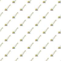 Crane pattern, cartoon style vector