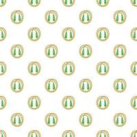Skipping rope pattern, cartoon style vector