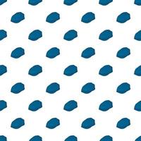 Cap driver pattern, cartoon style vector