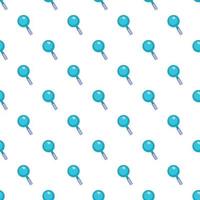 Magnifier pattern, cartoon style vector