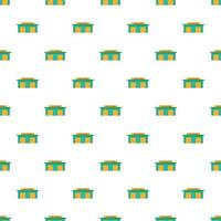 Taxi station pattern, cartoon style vector