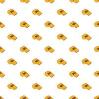 Whistle of refere pattern, cartoon style vector