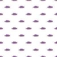 Loafers pattern, cartoon style vector