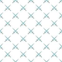 Two crossed swords pattern, gray monochrome vector