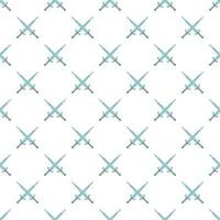 Two crossed swords pattern, gray monochrome vector