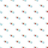 Paper scroll pattern, cartoon style vector