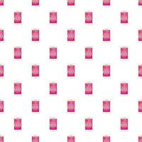 Pulse on screen of smartphone pattern vector