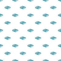 Parking for bicycle pattern, cartoon style vector
