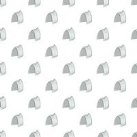 Hood maid pattern, cartoon style vector