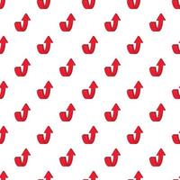 Up arrow pattern, cartoon style vector