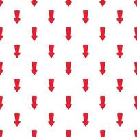 Big arrow pattern, cartoon style vector