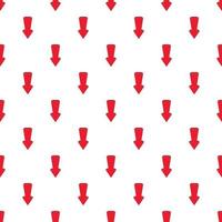 Big arrow pattern, cartoon style vector