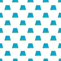 Diary of Columbus pattern, cartoon style vector