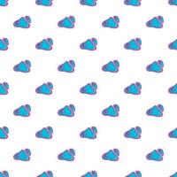 Cell pattern, cartoon style vector
