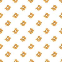 Meteor cloud pattern, cartoon style vector