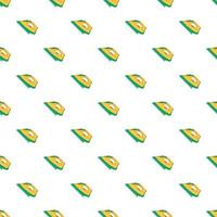 Iron pattern, cartoon style vector