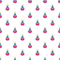 Flask of oil pattern, cartoon style vector