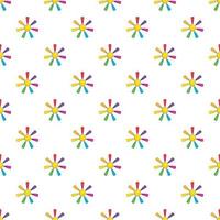 Sun in colours of LGBT pattern, cartoon style vector