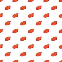 Bicycle protective helmet pattern, cartoon style vector