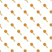 Stick for honey pattern, cartoon style vector