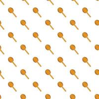 Stick for honey pattern, cartoon style vector