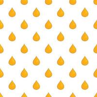 Drop of honey pattern, cartoon style vector