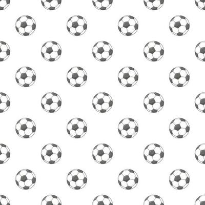 Soccer ball pattern, cartoon style