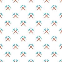 Two picks pattern, cartoon style vector