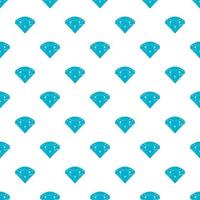 Diamond pattern, cartoon style vector