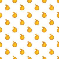 Bag of money pattern, cartoon style vector