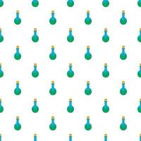 Flask of liquid pattern, cartoon style vector