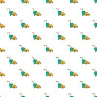 Lawnmower pattern, cartoon style vector