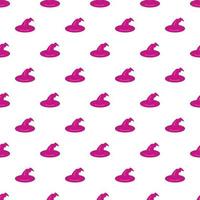 Wizard hat pattern, cartoon style vector