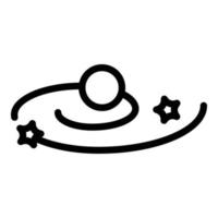 Space integrity icon outline vector. Purpose core vector