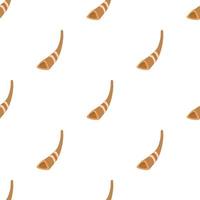 Hunting horns pattern seamless vector