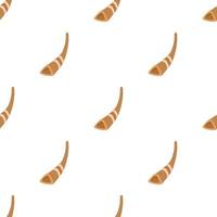 Hunting horns pattern seamless vector