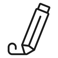 Pen writing icon outline vector. Edit tool vector