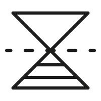 Editor designer icon outline vector. Edit tool vector
