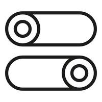 Edit tool tube icon outline vector. Stroke data vector