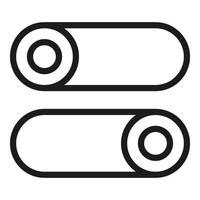 Edit tool tube icon outline vector. Stroke data vector