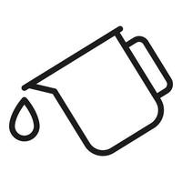 Paint digital jug icon outline vector. Edit tool vector