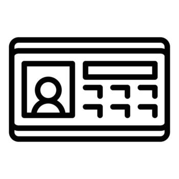 vector de contorno de icono de teclado de intercomunicación de vídeo. timbre de seguridad