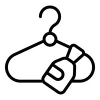 Cloth hanger offer icon outline vector. Online ecommerce vector