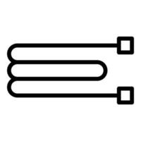 Heating control icon outline vector. Radiator heater vector