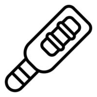 Positive pregnancy test icon outline vector. Urine kit vector