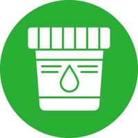 Urine Sample Creative Icon Design vector