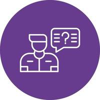 Question Creative Icon Design vector